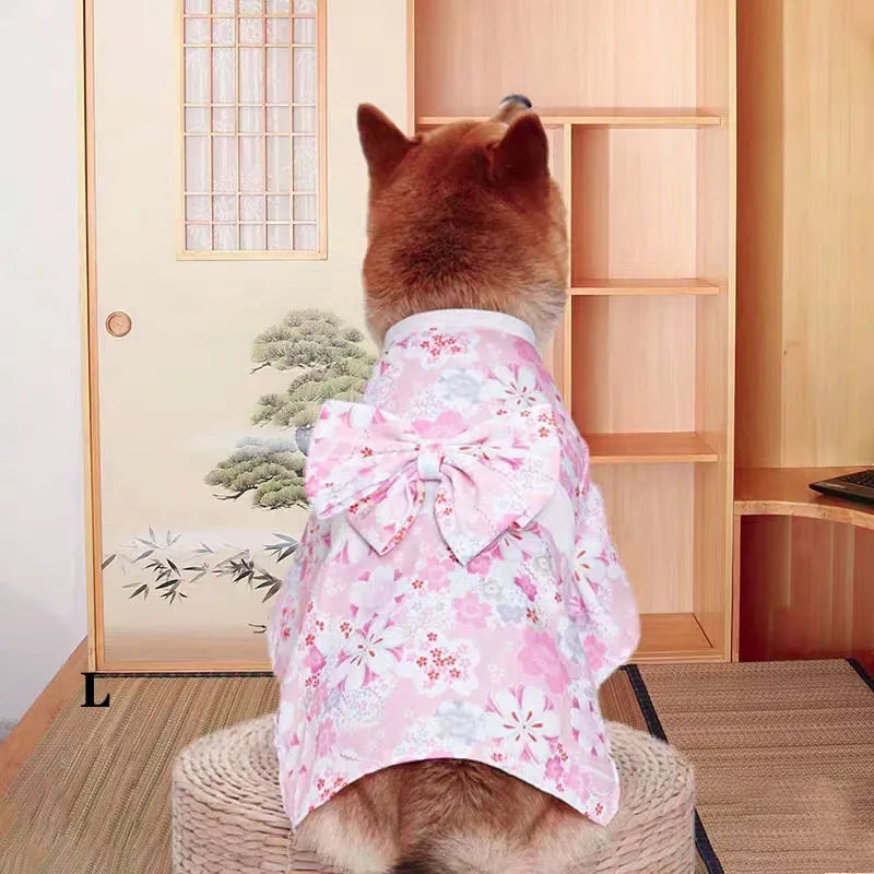 新作 和風ペットウェア 犬猫共用 鶴モチーフ 人気ネット商品 秋冬 柴犬 小型犬用